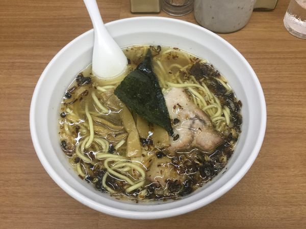 「揚げねぎそば・塩(¥680)」@中華そば・つけめん 甲斐 高円寺店の写真