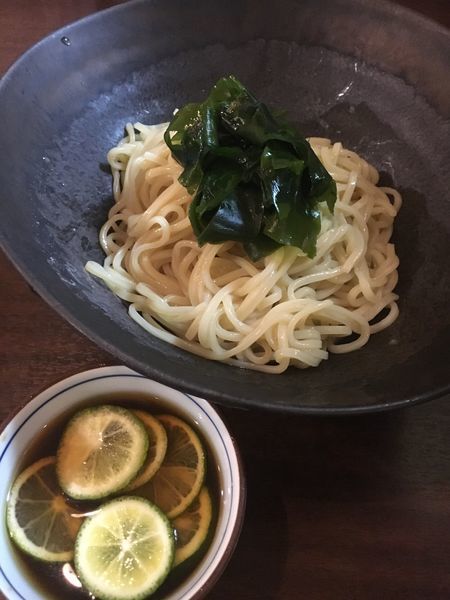 「（冷）すだちつけそば¥800」@中華そば いぶきの写真