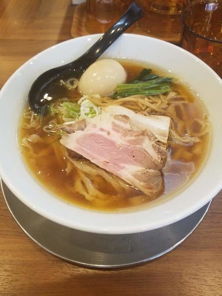 「味玉醤油らーめん¥900」@純手打ち だるまの写真