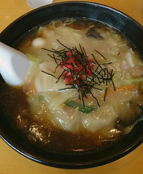 「うま煮ラーメン+半ライス」@来集軒の写真