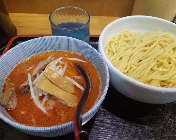 「辛味噌つけめん¥900」@味噌麺処 花道庵の写真