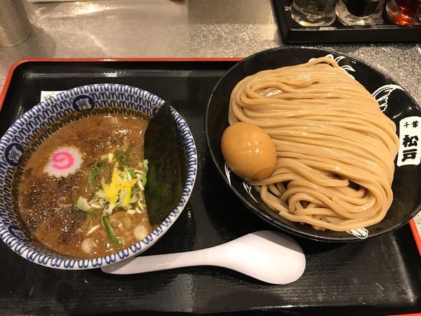 「濃厚豚骨魚介つけ麺 味玉 大盛」@松戸富田麺絆の写真