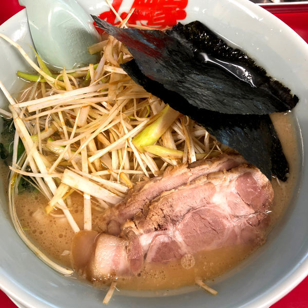 「醤油ネギラーメン　740円　チャーシュー2枚」@ラーメン山岡家 太田店の写真