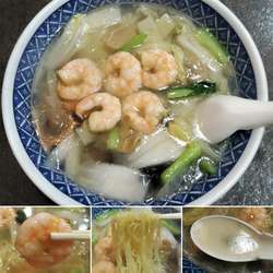 海老そば　870円