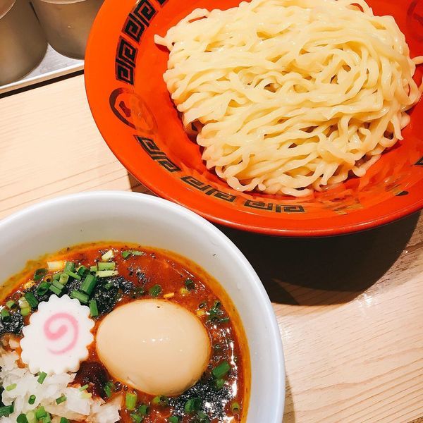 「赤辛つけ麺」@赤備の写真