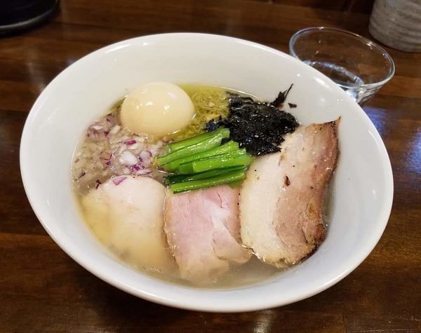 「特製貝節潮そば¥980」@CLAM＆BONITO貝節麺RAIKの写真