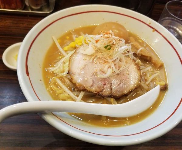 「あじ玉味噌ら～麺¥800」@らー麺 あけどやの写真