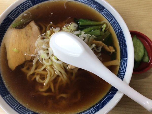 「ラーメン小350円」@たまよし食堂の写真