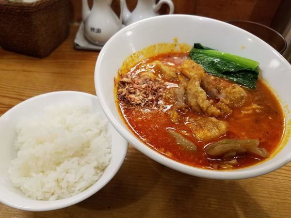 「排骨担々麺(大辛)¥990」@担々麺 ほおずきの写真