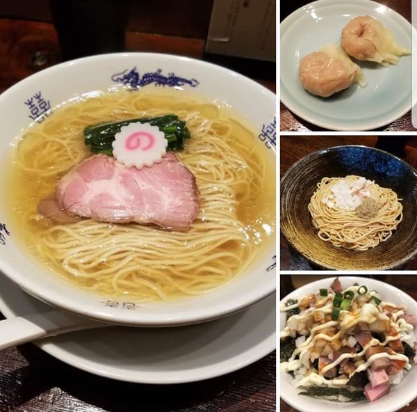 「中華そば(肉ワンタン2御)¥900」@中華蕎麦にし乃の写真