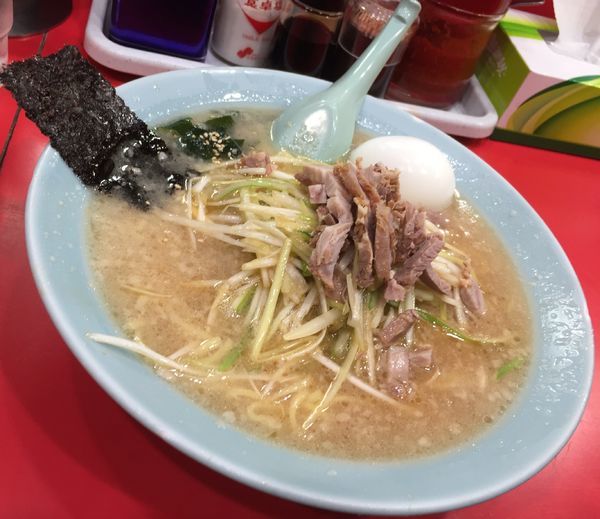 「ネギラーメン＋玉子」@かいざん 西船橋店の写真