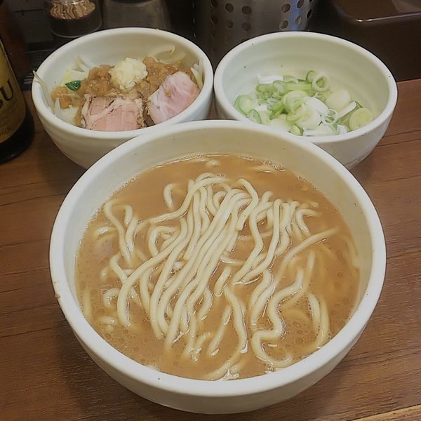 「【9月限定】スタベジ専用らーめん＋スタベジ＋ネギ大」@麺処 一笑の写真