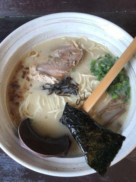 「鶏そば+替玉（¥770）」@鶏そばや 竜神洞の写真