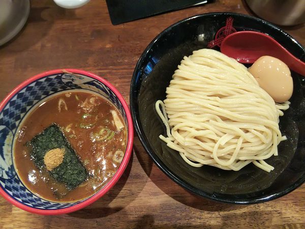 「つけ麺 中盛（￥760）」@つけ麺専門店 三田製麺所 新宿西口店の写真