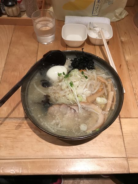 「塩ラーメン」@白樺山荘 北海道ラーメン道場店の写真