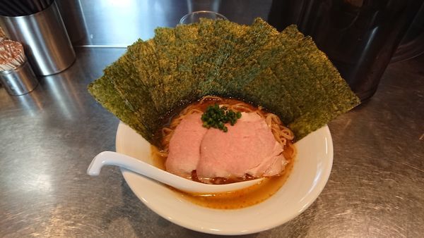 「冷しカレー清湯(たわやか麺)海苔マシ」@さんじの写真
