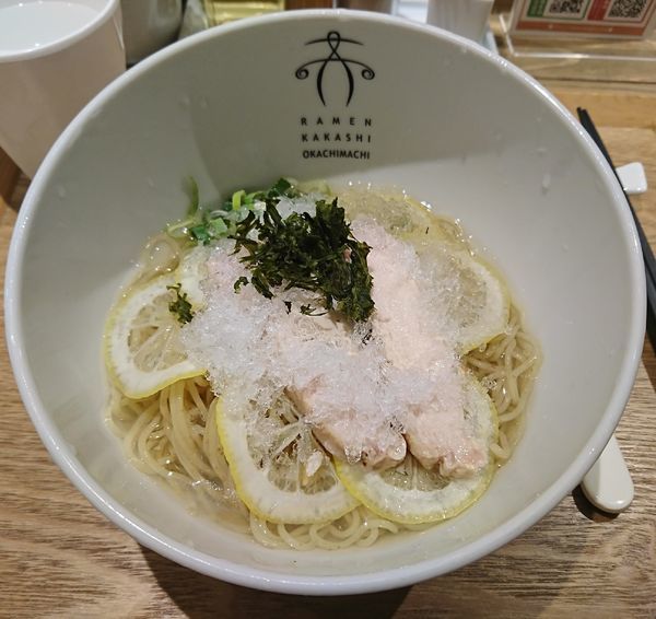 「冷製レモンラーメン(850円)」@案山子の写真