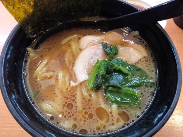 「家系ラーメン421円」@かっぱ寿司 秩父店の写真