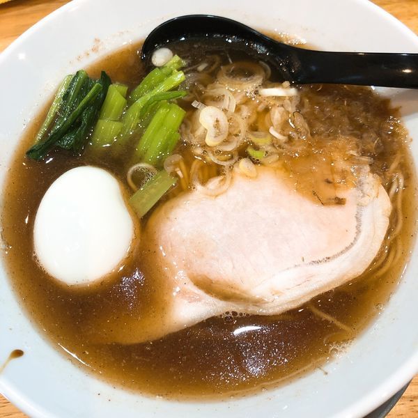 「味玉鯖だしらーめん (醤油) ¥980」@ウミのチカラの写真