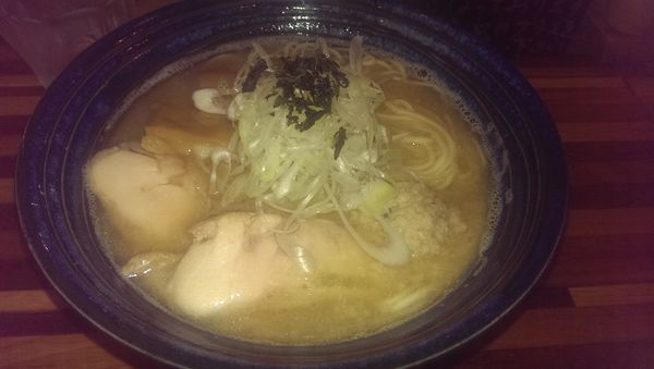 「らーめん銀だら搾り」@鮮魚らーめん 五ノ神水産の写真