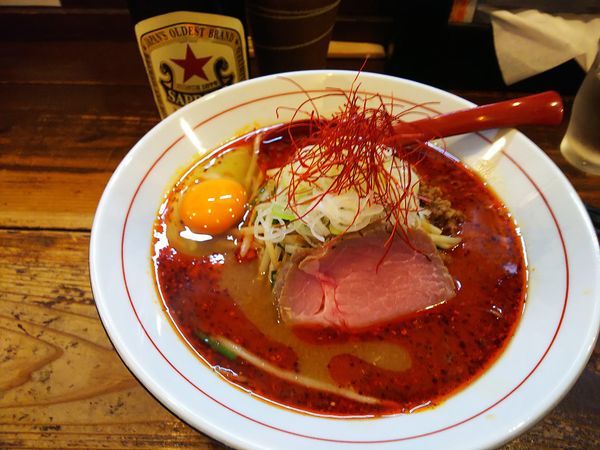 「辛味噌ラーメン」@東京味噌らーめん 鶉の写真