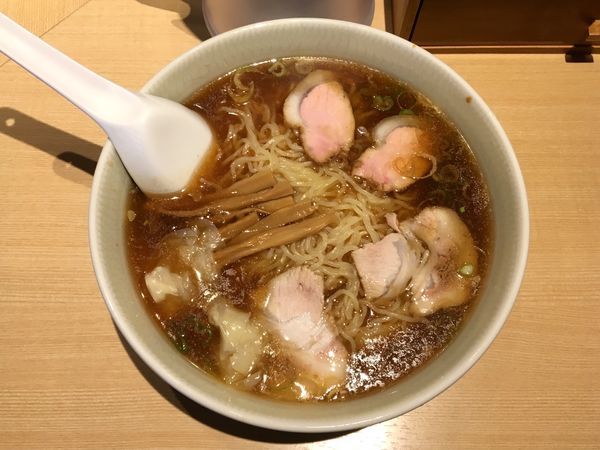 「中華麺（大）＋ワンタン」@笹塚 大勝軒の写真