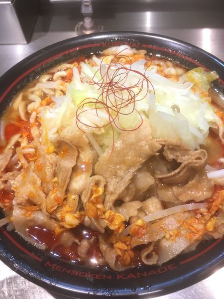 「紅ラーメン」@麺創研 紅 府中の写真