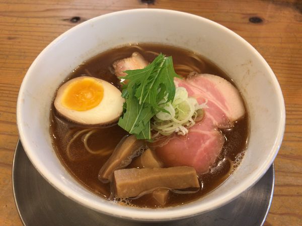 「濃厚鰹出汁そば　追い鰹」@らぁ麺 めん奏心の写真