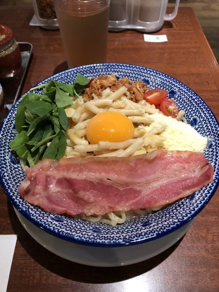 「Mack &Cheese Mazesoba(大盛)」@Seattle Ramen Standの写真