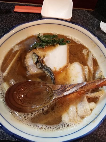 「かけ」@烈志笑魚油 麺香房 三くの写真