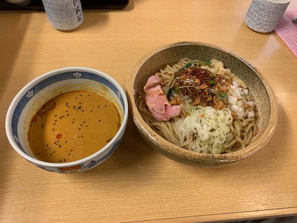 「冷やし坦々つけめん」@麺通 伊武記の写真