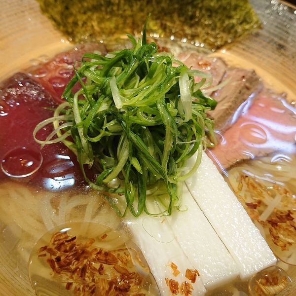 「鮪塩冷やしラーメン」@ラーメン 巌哲の写真