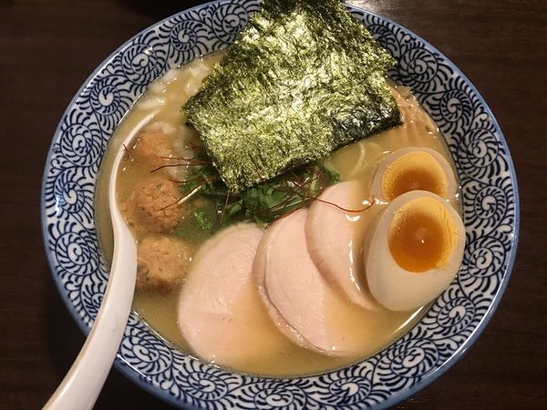 「濃厚鶏白湯そば全部のせ ¥1,000」@麺屋きよたかの写真