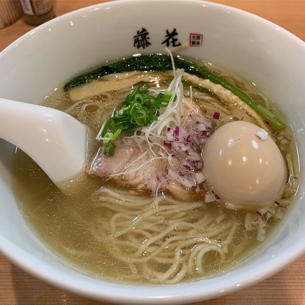 「味玉塩らぁめん」@支那蕎麦屋 藤花の写真