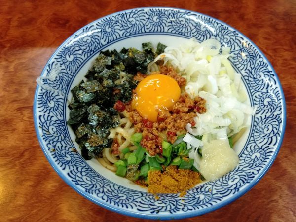 「カレーまぜそば」@自家製太麺 元気屋の写真