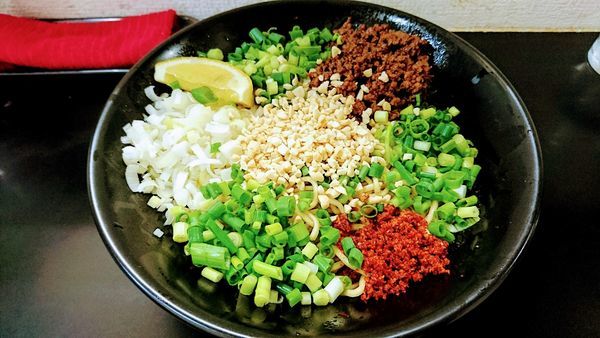 「新担担麺(追い飯付き)」@自家製麺SHINの写真
