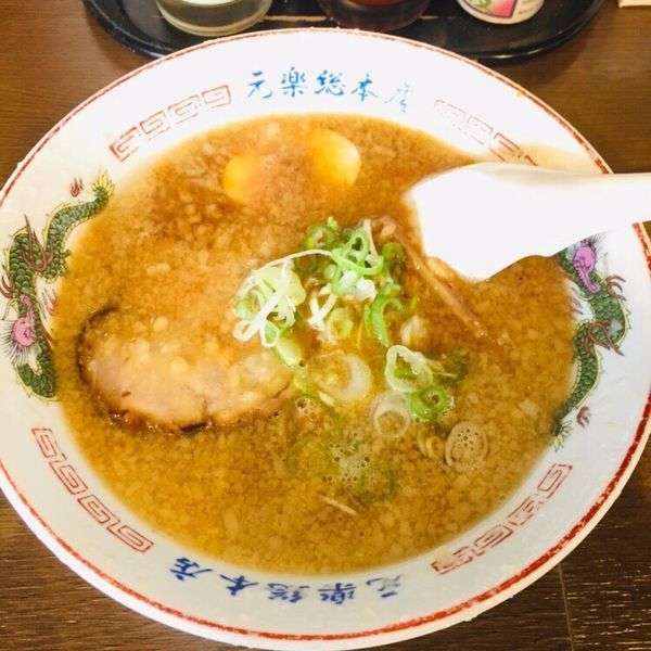 「元ラーメン 半麺 650」@蔵前元楽 総本店の写真