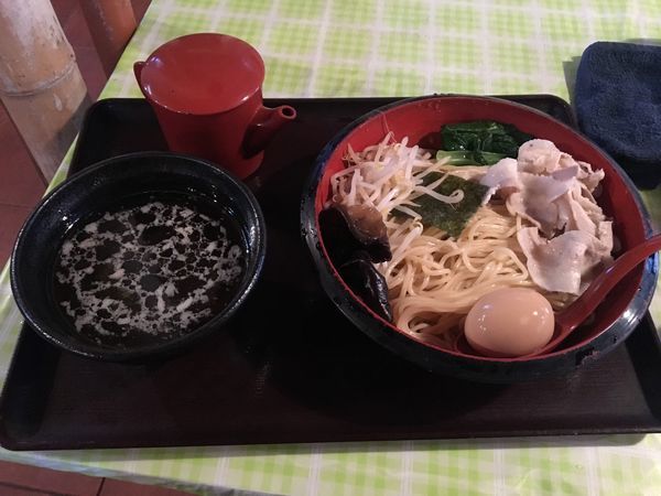 「塩つけ麺＋味玉」@イツワ製麺所食堂の写真