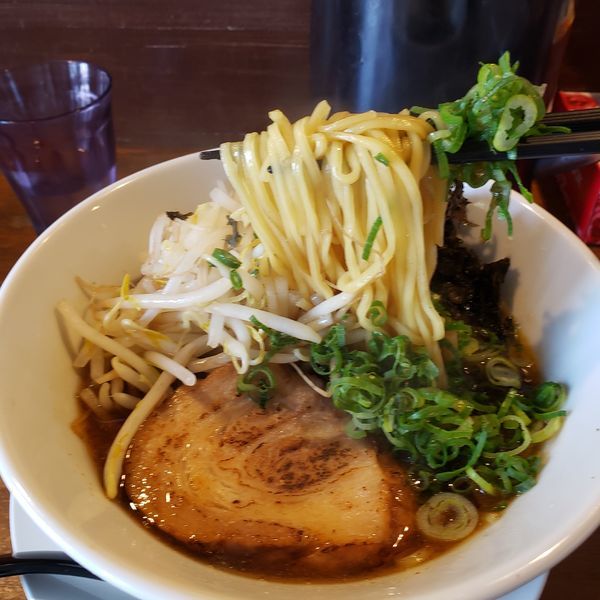 「煮干しラーメンもやし追加」@麺処 鳴声の写真