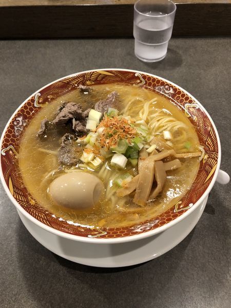 「牛肉のアジアン海老塩そば」@えびそば えび助 TOKYOの写真