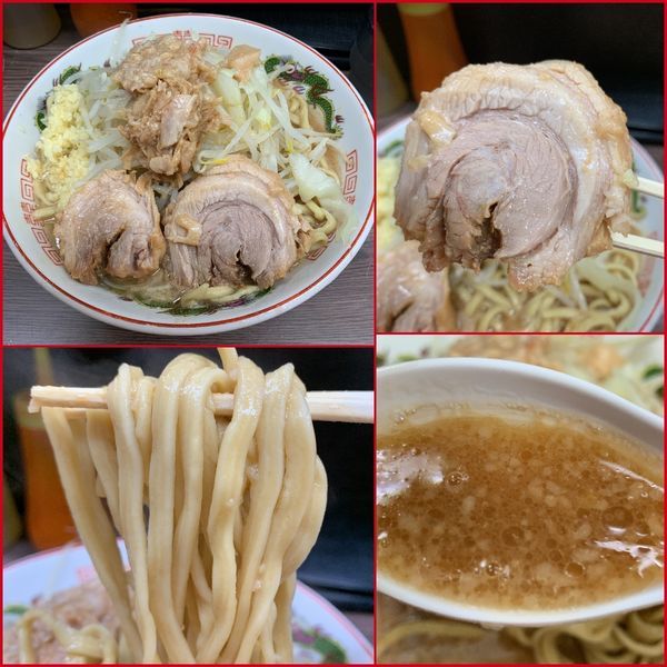 「小ラーメン¥740（麺硬め・ニンニク増し・アブラ）」@ラーメン二郎 横浜関内店の写真