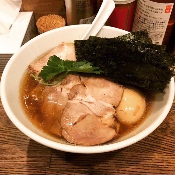 「特製平子煮干しそば」@新橋 纏の写真