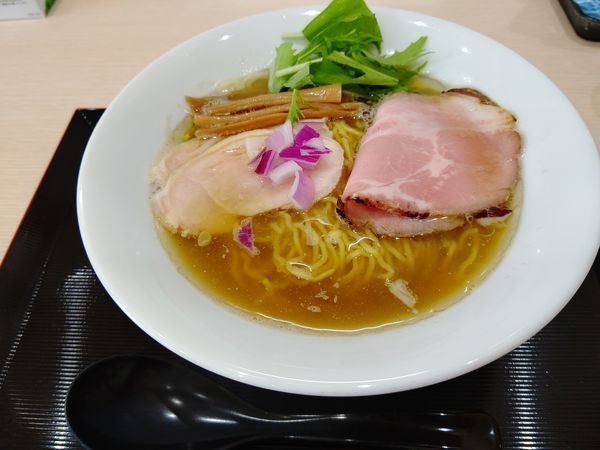「煮干しそば(並盛・140g)720円」@らーめん つけ麺 けのひの写真