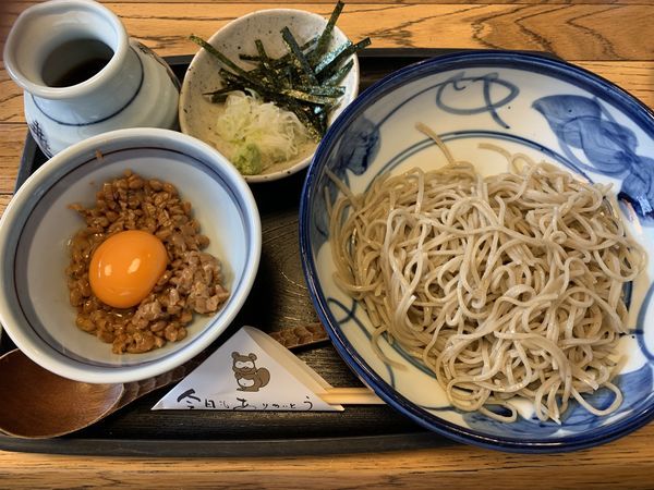 「納豆そば 770円」@目白大村庵 本店の写真
