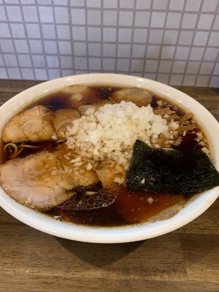 「チャーシュー麺大盛+玉ねぎ多め」@ラーメン専門 珉珉の写真