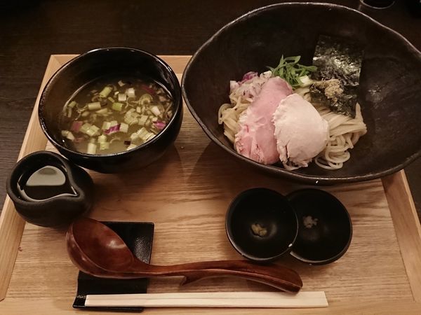 「昆布水つけ麺（塩）」@つけ麺 山崎の写真