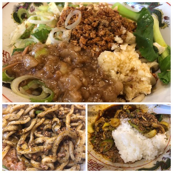 「【限定20食】ブラックロック 850円 追い飯 30円」@ラーメン英二の写真