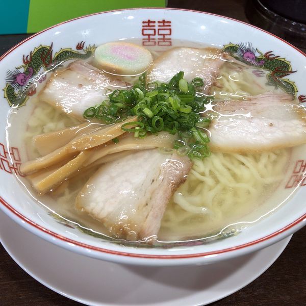 「中華そば塩(680円)」@自家製麺中華そば 番家の写真