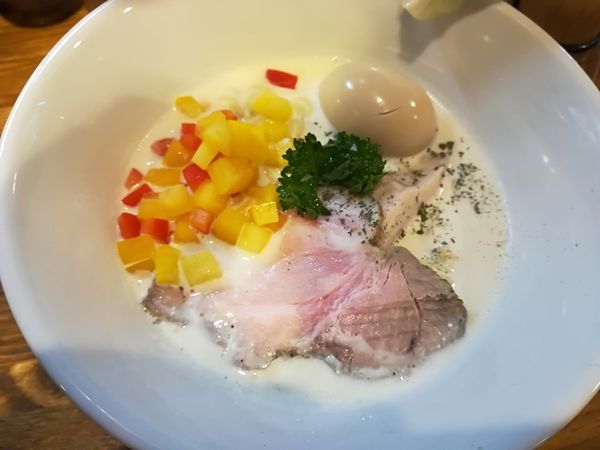 「9/21 牛乳らぁ麺900円」@麺屋 庄太 六浦本店の写真