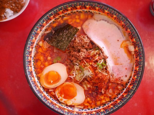 「辛い中華そば」@煮干し中華そば ぶっとび亭の写真